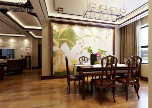 洛陽業(yè)之峰作品 |東方今典博雅160m2|新中式風格